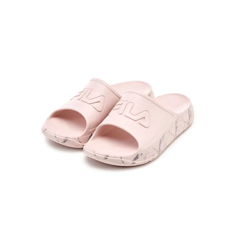 Fila PLUMPY SLIDEMarble Slipper 男鞋 女鞋 運動拖鞋 粉色-4S934Y555
