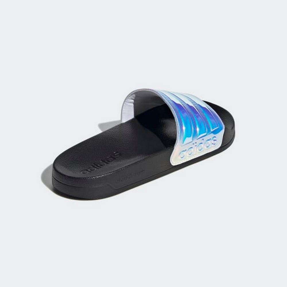 adidas 愛迪達 ADILETTE SHOWER Slipper 女鞋 運動拖鞋 黑色 炫光-FY8178