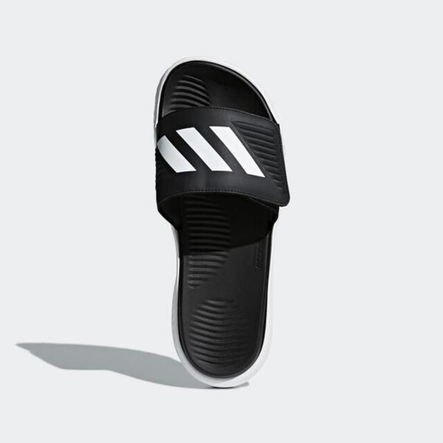 adidas 愛迪達 Adidas Alphabounce Slide BA8775 男鞋 運動 休閒 涼鞋 拖鞋 愛迪達 黑白