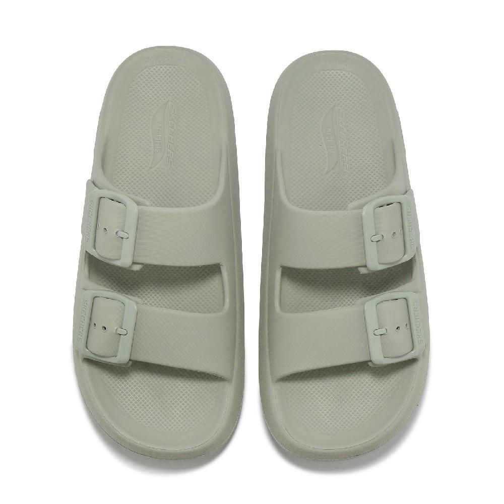 SKECHERS 斯凱奇 拖鞋 Arch Fit Horizon-Heatwave 男鞋 綠 雙帶 防水 支撐 涼拖鞋 243336OLV