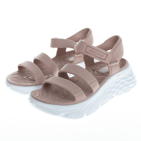 SKECHERS MAX CUSHIONING FOAMIES 女 涼拖鞋-111126LTPK