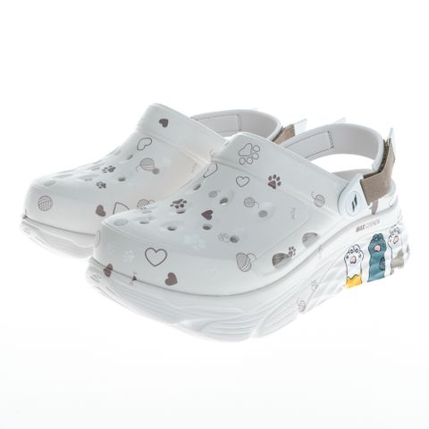 SKECHERS 斯凱奇 MAX CUSHIONING FOAMIES 女 涼拖鞋 洞洞鞋-111658OFWT