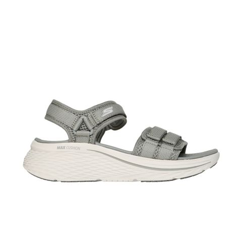 SKECHERS 斯凱奇 Skechers Max Cushioning Elite [141617OLV女] 運動休閒涼鞋 舒適 灰綠