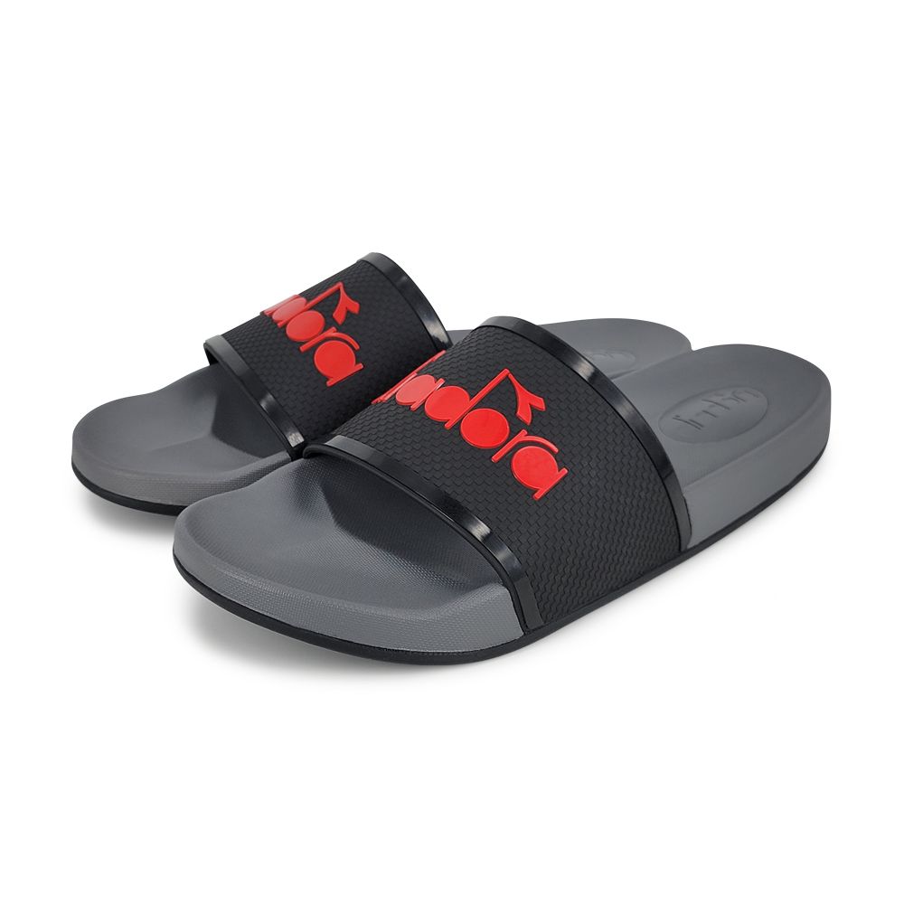 Diadora 迪亞多那 男款-防水止滑運動拖鞋71232灰紅/71233黑綠