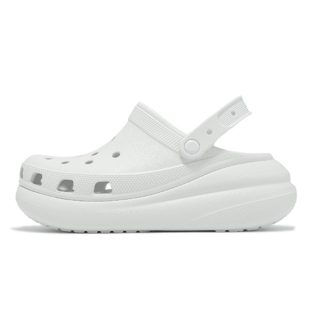 Crocs 卡駱馳 洞洞鞋 Crush Clog 男鞋 女鞋 泡芙克駱格 月光灰 厚底 增高 休閒鞋 卡駱馳 2075211NK