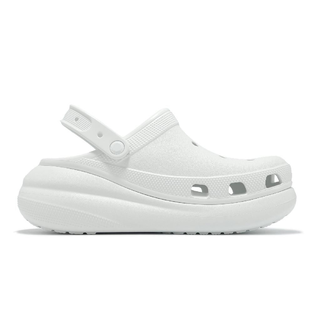 Crocs 卡駱馳 洞洞鞋 Crush Clog 男鞋 女鞋 泡芙克駱格 月光灰 厚底 增高 休閒鞋 卡駱馳 2075211NK