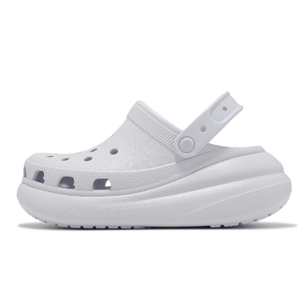 Crocs 卡駱馳 洞洞鞋 Crush Clog 男鞋 女鞋 泡芙克駱格 霜紫色 灰 厚底 增高 休閒鞋 卡駱馳 2075215BO