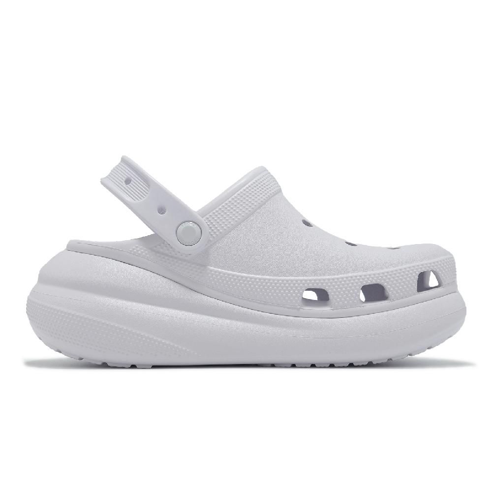 Crocs 卡駱馳 洞洞鞋 Crush Clog 男鞋 女鞋 泡芙克駱格 霜紫色 灰 厚底 增高 休閒鞋 卡駱馳 2075215BO
