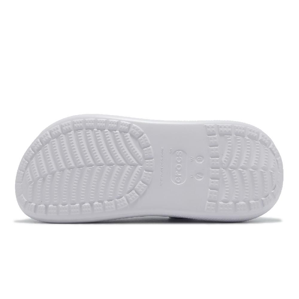 Crocs 卡駱馳 洞洞鞋 Crush Clog 男鞋 女鞋 泡芙克駱格 霜紫色 灰 厚底 增高 休閒鞋 卡駱馳 2075215BO