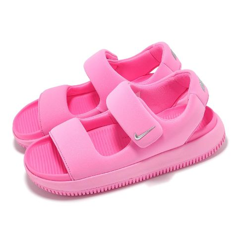 涼鞋 Wmns Calm Sandal 女鞋 粉 魔鬼氈 緩衝 抓地 涼拖鞋 FJ6043-600