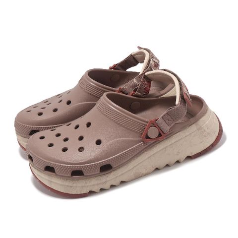 洞洞鞋 Hiker XcspMrbld Clog 男鞋 拿鐵色 經典獵戶印花克駱格 厚底 2096432Q9