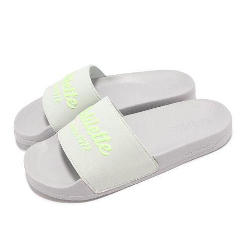 拖鞋 Adilette Shower 男鞋 灰 綠 涼拖鞋 IG3681