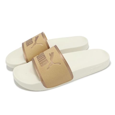拖鞋 Leadcat 2.0 Aqua Metallics 女鞋 白 棕 緩衝 一片拖 涼拖鞋 40170702