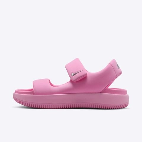 Nike W Calm Sandal [FJ6043-600] 女 涼鞋 休閒 麵包涼鞋 厚底 魔鬼氈 舒適 粉紅