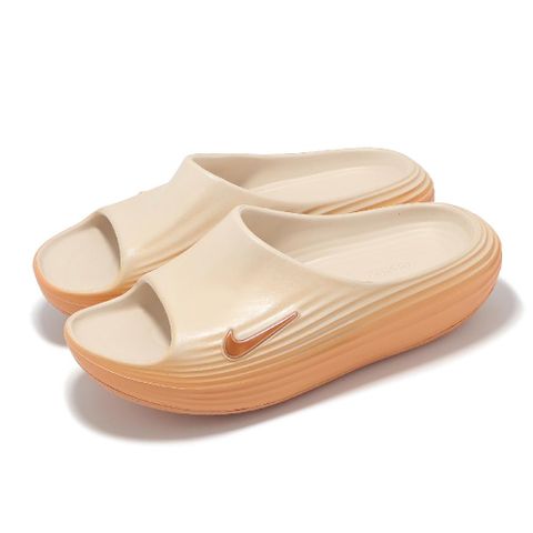 運動拖鞋 Wmns ReactX Rejuven8 Slide 女鞋 米橘 舒適 緩震 微厚底 HV4484-800