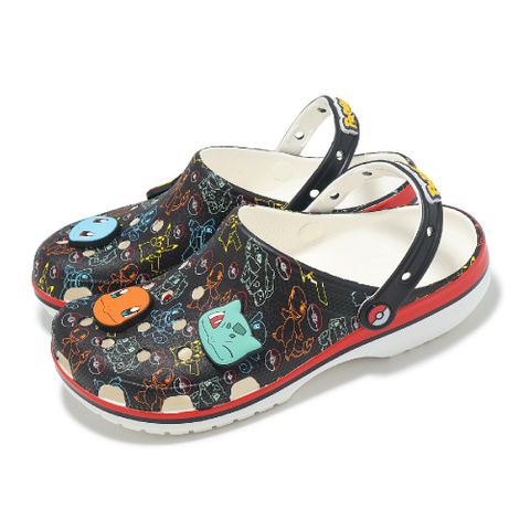洞洞鞋 Pokemon Print Classic Clog 男女鞋 經典寶可夢克駱格 卡駱馳 21134390H