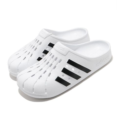 拖鞋 Adilette Clog 男鞋 女鞋 三線 白 黑 穆勒鞋 休閒鞋 FY8970