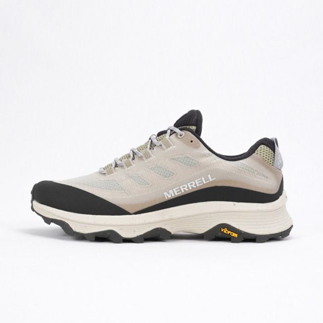  Merrell Moab Speed [ML067043] 男 戶外鞋 登山 越野 耐磨 黃金大底 輕量 緩震 卡其 黑