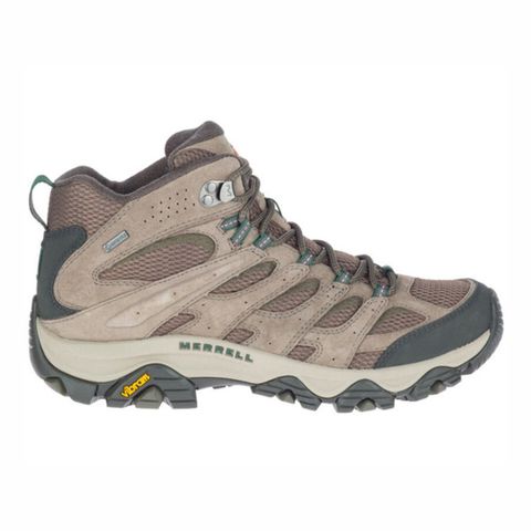 Merrell Moab 3 Mid GTX [ML035787] 男 越野鞋 戶外 登山 防水 支撐 中高筒 卡其