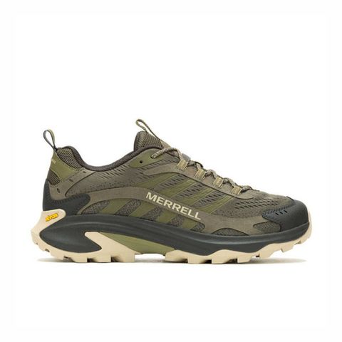 Merrell Moab Speed 2 [ML037527] 男 戶外鞋 登山 越野 黃金大底 止滑 緩震 苔蘚綠