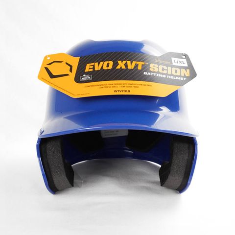 EVO XVT Scion [WTV7010RO] 打擊頭盔 硬式棒球 安全 防護 舒適 包覆 亮面 寶藍