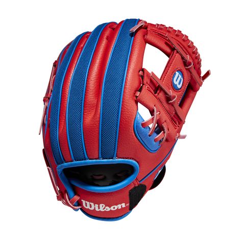 Wilson A200 10 EZ Catch [WBW10045610] 守備手套 兒童 壘球 棒球 10吋 藍紅
