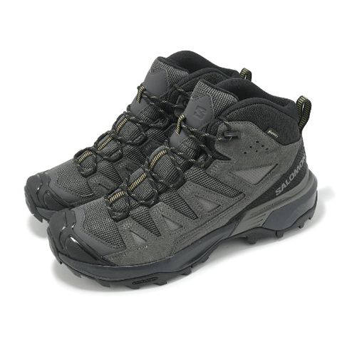 SALOMON Salomon 薩洛蒙 戶外鞋 X Ultra 360 LTR GTX 男鞋 灰棕 防水 抓地 越野 山系 休閒鞋 L47570800