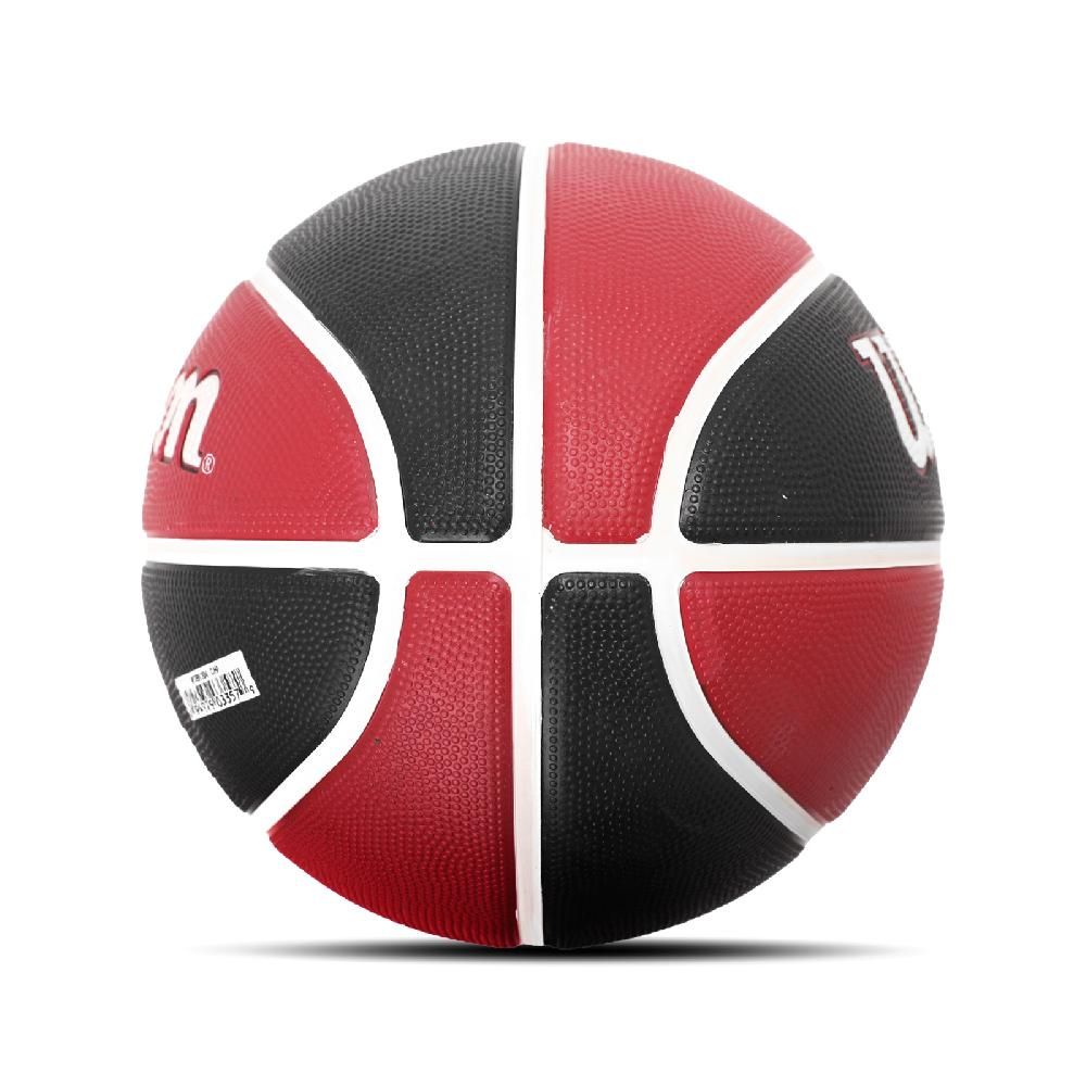 WILSON  威爾森 籃球 NBA Chicago Bulls Basketball 公牛隊 紅 黑 深溝紋 室外 標準7號球  WTB1300XBCHI