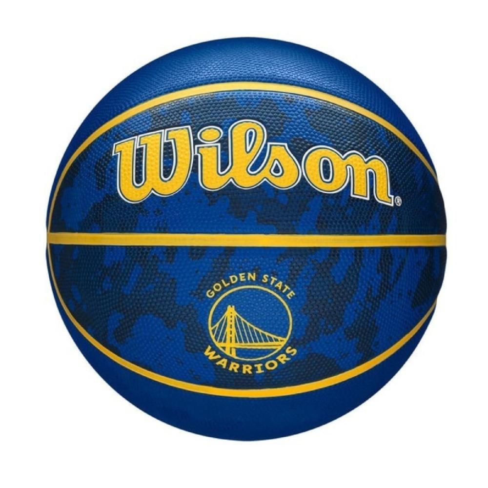 WILSON  威爾森 籃球 NBA Warriors Basketball 藍 金 標準7號球 金州勇士 室外球 WTB1500XBGOL