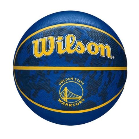 WILSON 威爾森 籃球 NBA Warriors Basketball 藍 金 標準7號球 金州勇士 室外球 WTB1500XBGOL