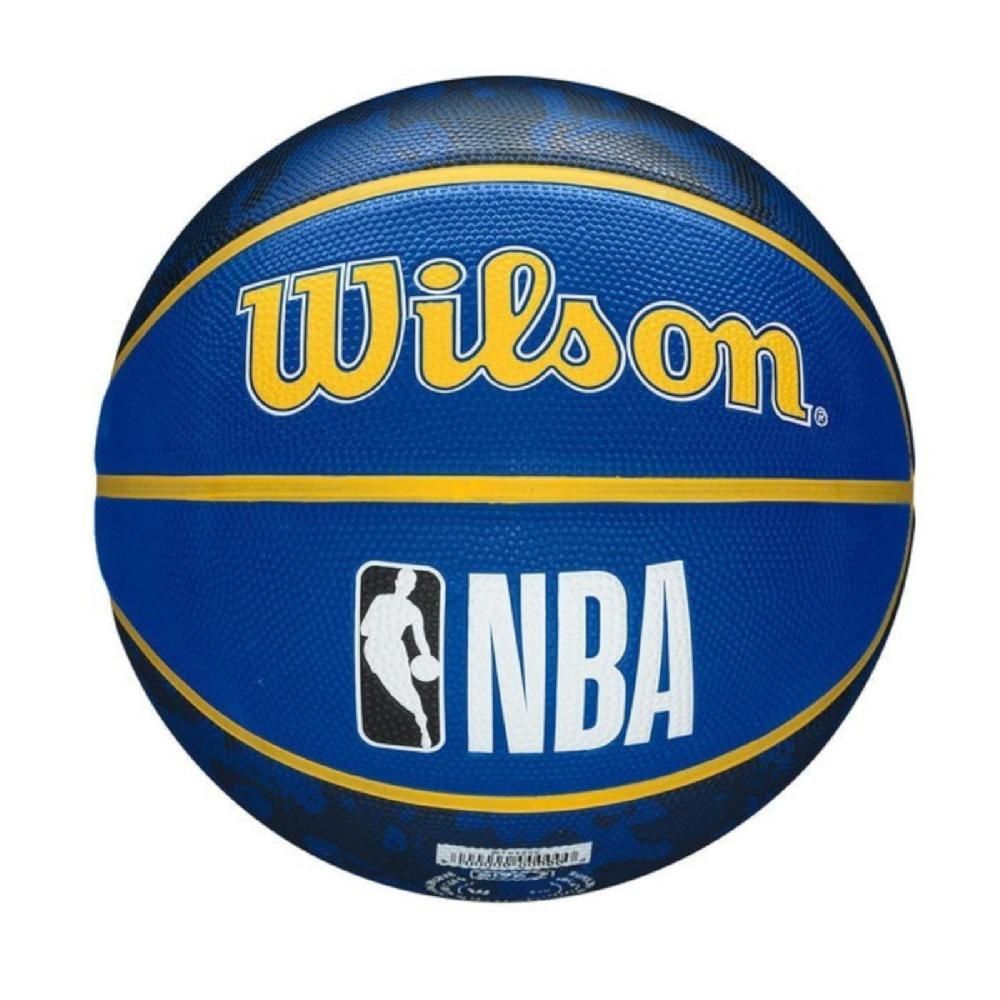 WILSON  威爾森 籃球 NBA Warriors Basketball 藍 金 標準7號球 金州勇士 室外球 WTB1500XBGOL