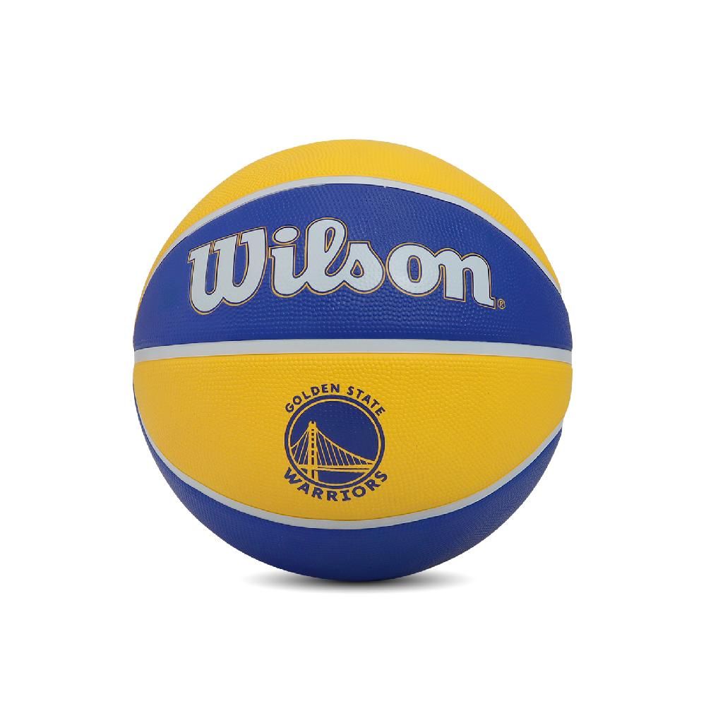 WILSON  威爾森 籃球 NBA Basketball 金州勇士 隊徽球 橡膠 室外 耐磨 Curry WTB1300XBGOL