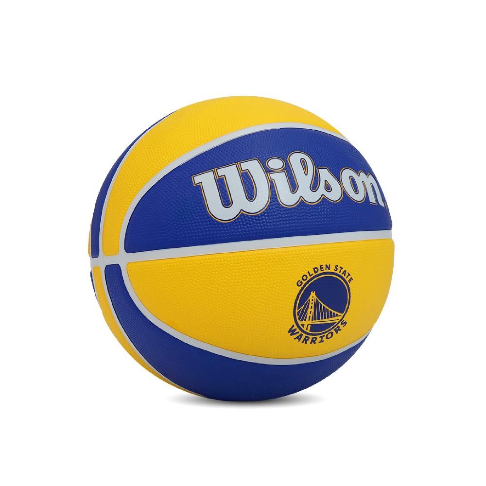 WILSON  威爾森 籃球 NBA Basketball 金州勇士 隊徽球 橡膠 室外 耐磨 Curry WTB1300XBGOL