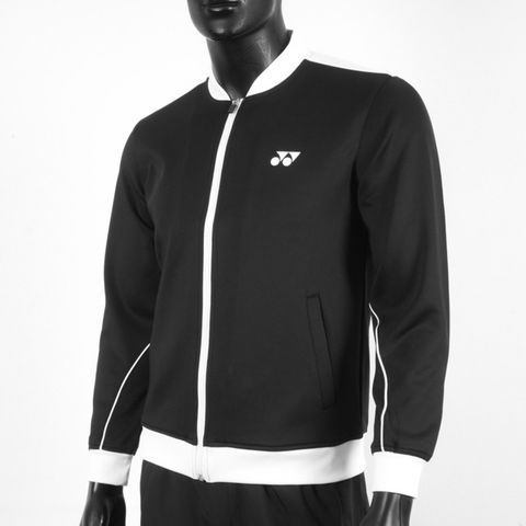 Yonex [16511TR007] 男 外套 運動 休閒 訓練 吸濕 排汗 速乾 輕量 舒適 透氣 黑白