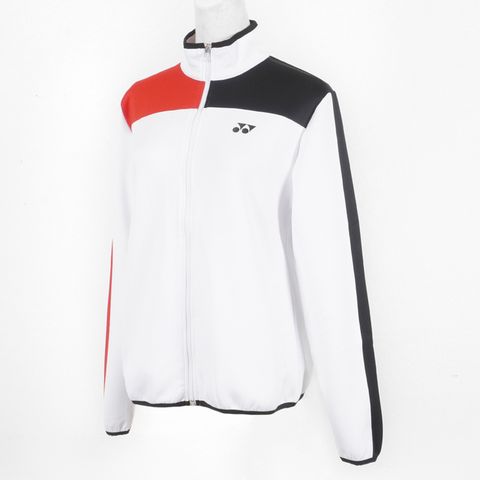 Yonex [27021TR011] 女 外套 運動 網球 羽球 訓練 立領 吸濕 排汗 輕量 舒適 穿搭 白黑紅