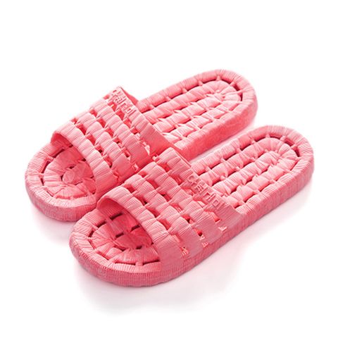 【Conalife】超柔軟PVC浴室防滑摺疊拖鞋- 2雙(顏色隨機)