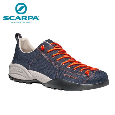 【 SCARPA 】原廠貨 中性 MOJITO DENIM 低筒登山鞋/郊山鞋/休閒鞋 藍色單寧(32605350-Blue Denim)