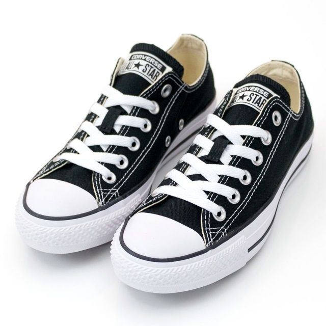 CONVERSE】匡威Chuck Taylor All Star 低筒帆布鞋-黑(M9166C) - PChome