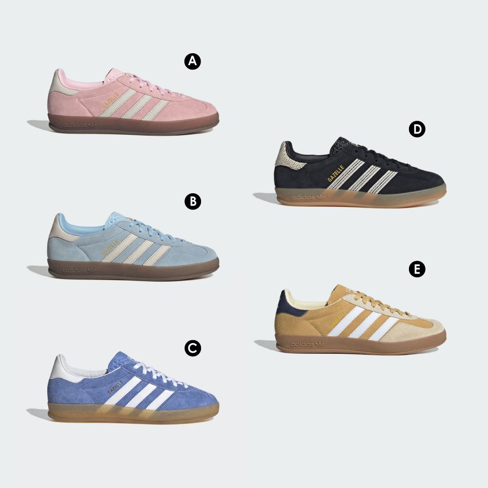 adidas 愛迪達 GAZELLE INDOOR 復古休閒鞋 德訓鞋 女鞋 多款任選