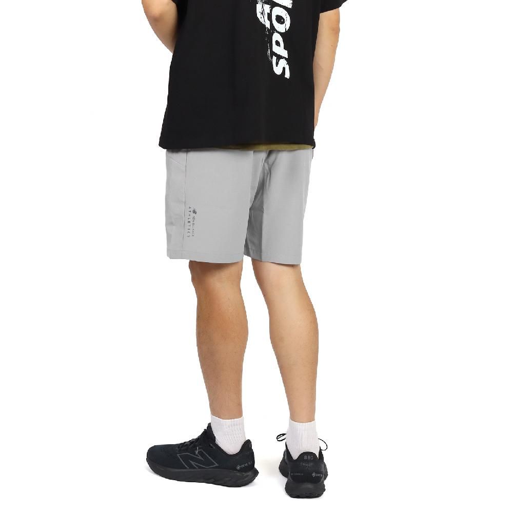 NEW BALANCE New Balance 紐巴倫 短褲 Sports Shorts 男款 淺灰 拉鍊口袋 運動 褲子 NB 5862430285