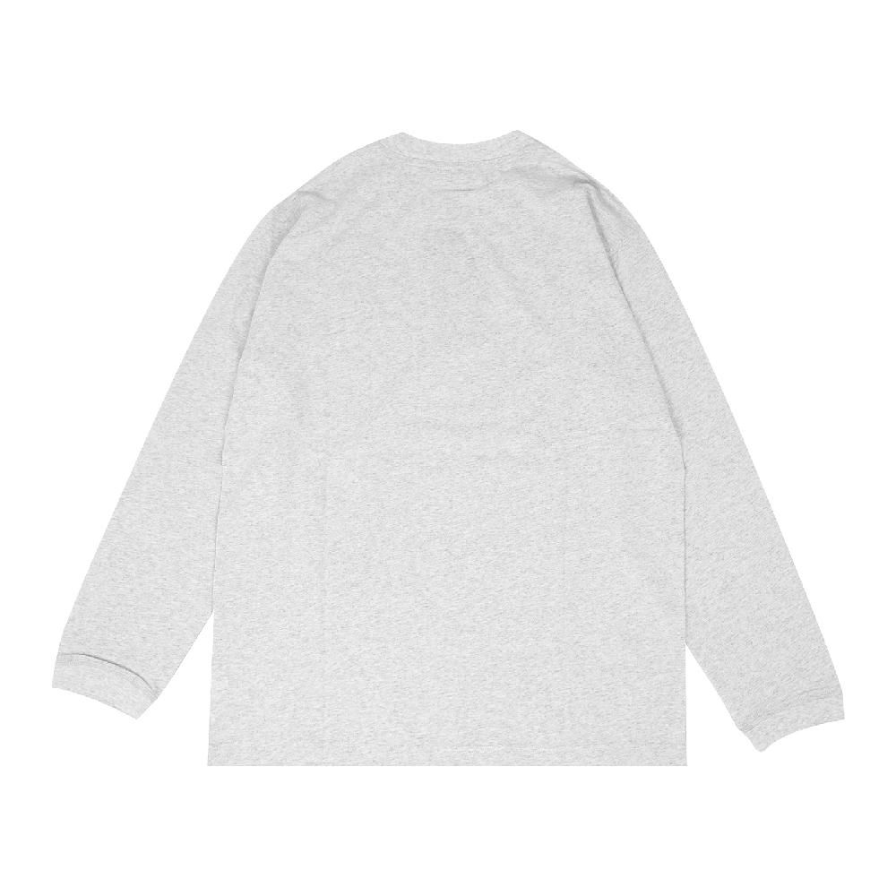 New Balance 紐巴倫 New Balance 紐巴倫 長袖 Athletics Tee 男款 淺灰 薄長T 長T 上衣 純棉 寬鬆 NB MT43523AHH