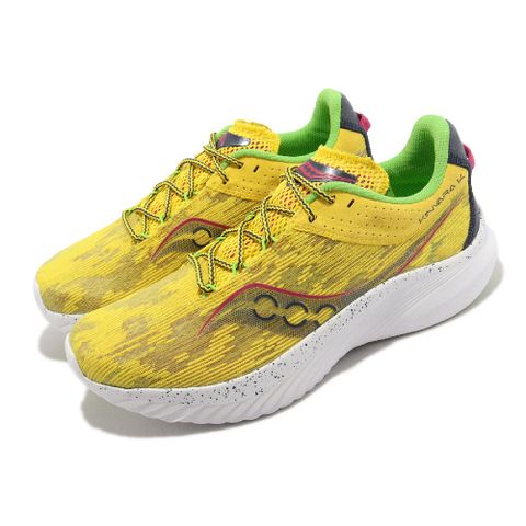 Saucony 競速跑鞋 Kinvara 14 男鞋 黃 綠 木星 輕量 訓練 運動鞋 索康尼 S2082335