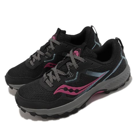 SAUCONY 索康尼 越野跑鞋 Excursion TR16 黑 紫紅 女鞋 戶外 運動鞋  S1074410