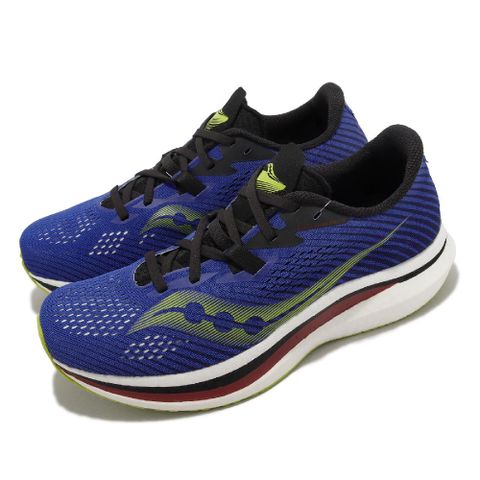 SAUCONY 索康尼 競速跑鞋 Endorphin PRO 2 男鞋 亮藍 黃 碳板 訓練 運動鞋  S2068725