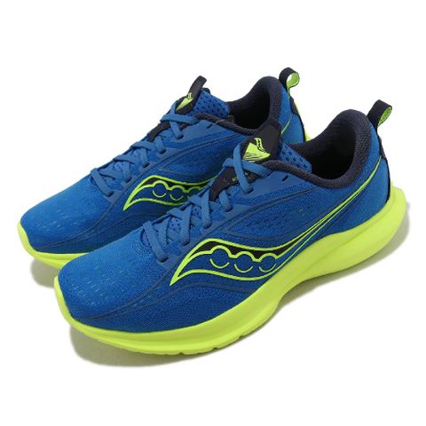 Saucony 慢跑鞋 Kinvara 13 藍 黃 男鞋 波士頓馬拉松紀念款 輕量 運動鞋 索康尼 S20723617