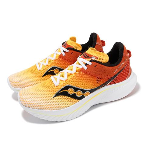 Saucony 索康尼 競速跑鞋 Kinvara 14 男鞋 橘 黑 輕量 厚底 回彈 競速 訓練 運動鞋 S20823139