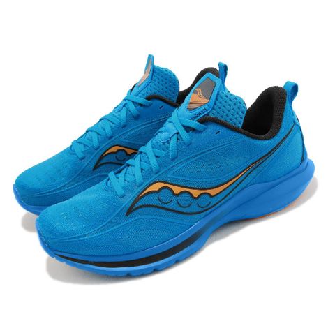 Saucony 慢跑鞋 Kinvara 13 水藍 金 男鞋 訓練 輕量 回彈 緩震 路跑 運動鞋 索康尼 S2072332