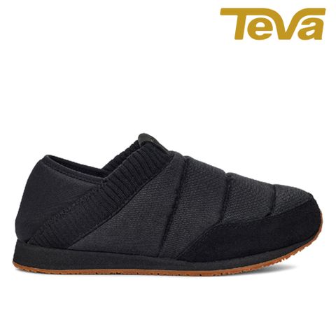 【TEVA 】Re Ember Moc 2 男 兩穿式防潑水法國麵包鞋/休閒鞋/懶人鞋 黑色(TV1123091BLK)
