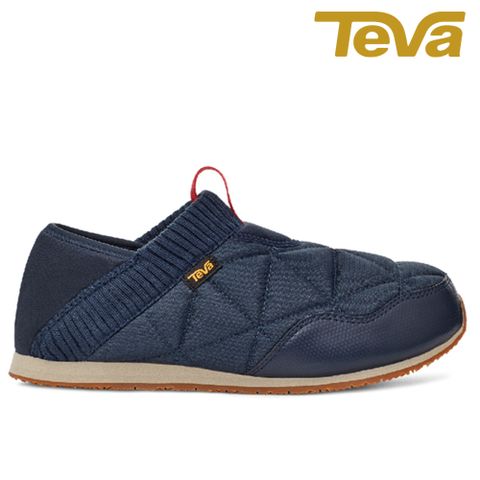 【TEVA】正品 中性 Re Ember Moc 兩穿式防潑水菠蘿麵包鞋/懶人鞋 深藍色(TV1125472TOEC)
