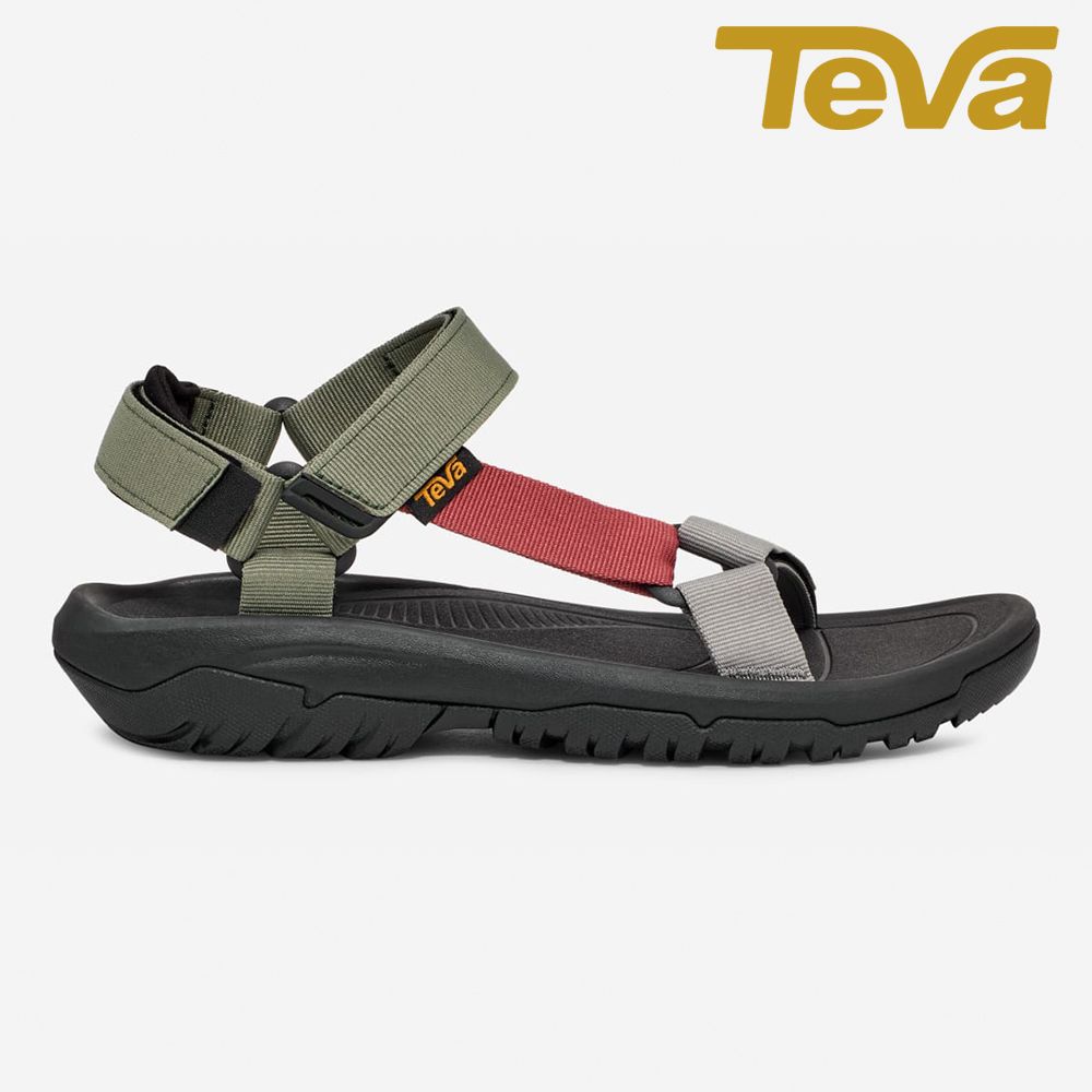  【TEVA 】正品 中性 Hurricane XLT2 機能運動涼鞋/雨鞋/水鞋 黃綠/多彩磚紅(TV1019234OBRM)